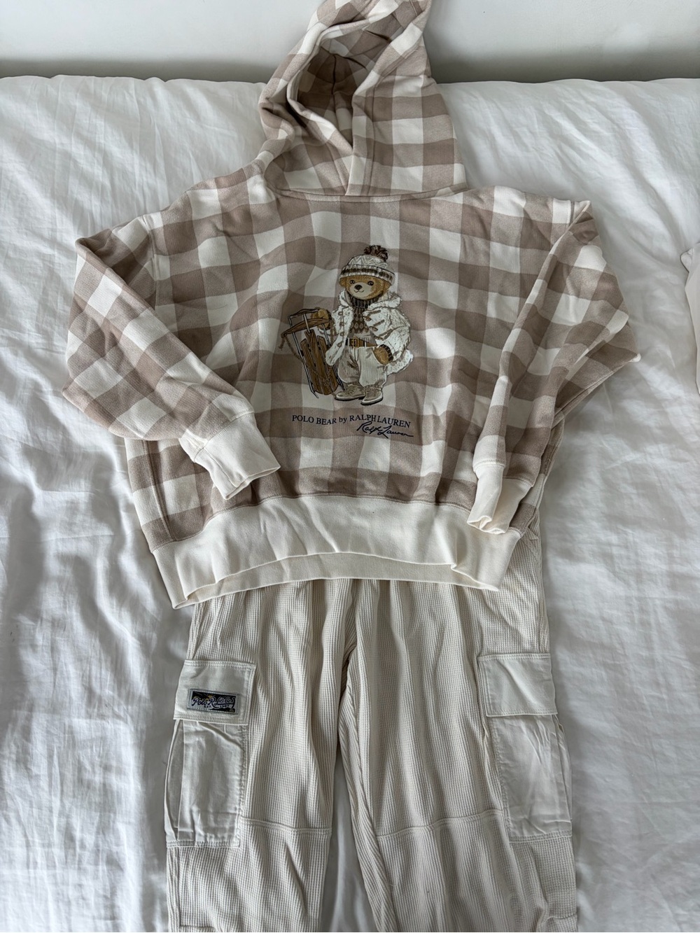 Ralph lauren hoodie and sweatpants kids set